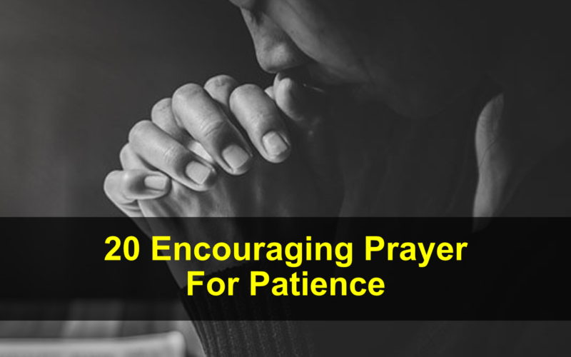 Prayer For Patience