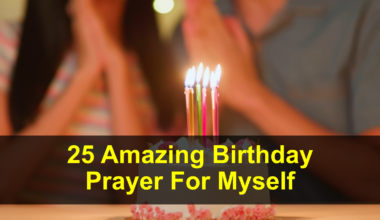 Birthday Prayer For Myself
