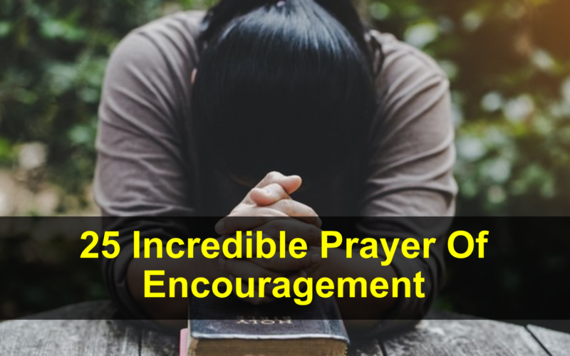 Prayer Of Encouragement