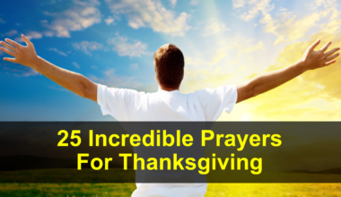 Prayer Of Thanksgiving