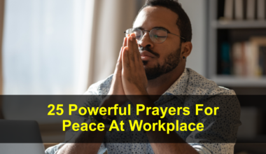 Prayers For Peace At Workplace