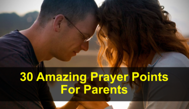 Prayer Points For Parents