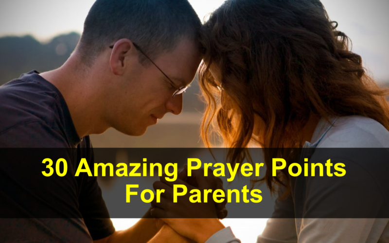 Prayer Points For Parents
