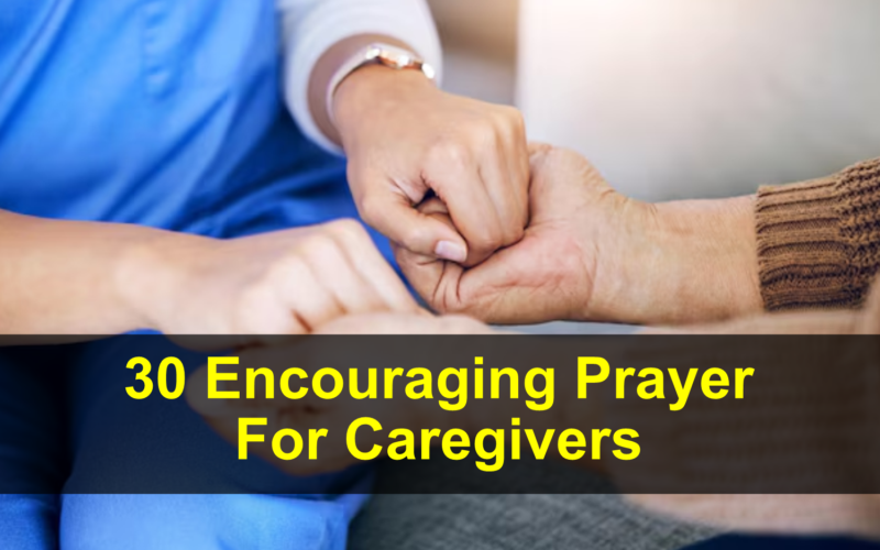 Prayer For Caregivers