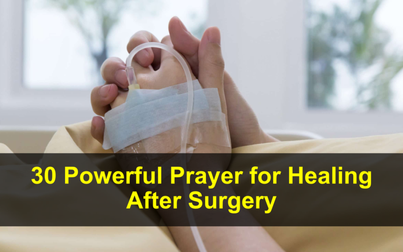 Prayer for Healing After Surgery
