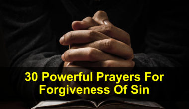 Prayers For Forgiveness Of Sin