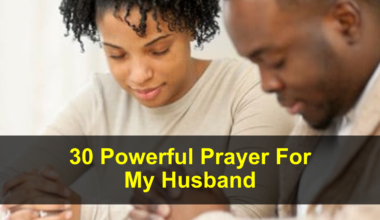 Prayer For Husband