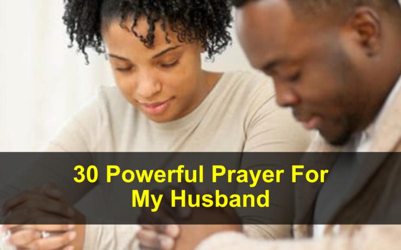 Prayer For Husband