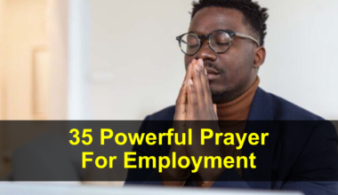 Prayer For Employment