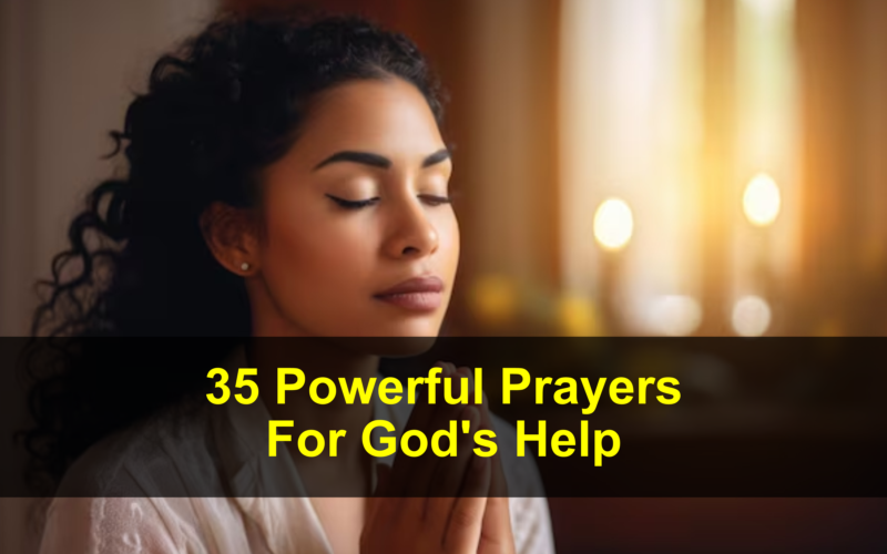 Prayers For God's Help