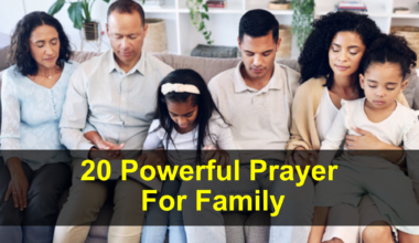 Prayer For Family