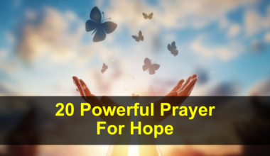 Prayer For Hope