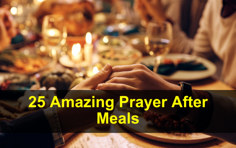 Prayer After Meals