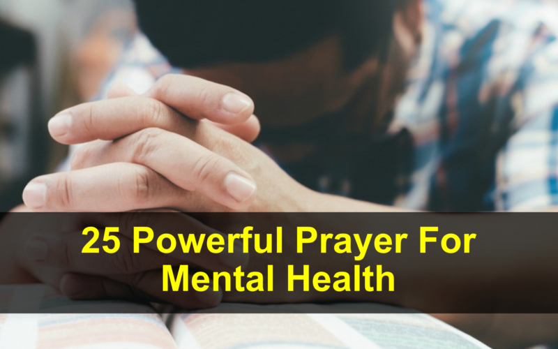 Prayer For Mental Health