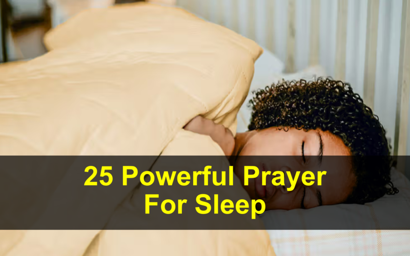 Prayer For Sleep