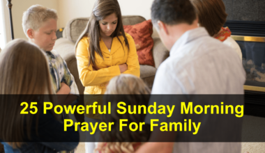 Sunday Morning Prayer For Family