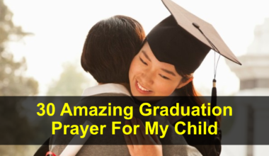 Graduation Prayer For My Child