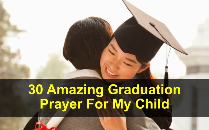 Graduation Prayer For My Child