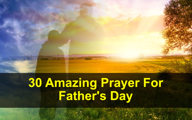 Prayer For Father's Day