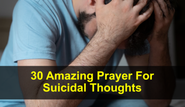 Prayer For Suicidal Thoughts
