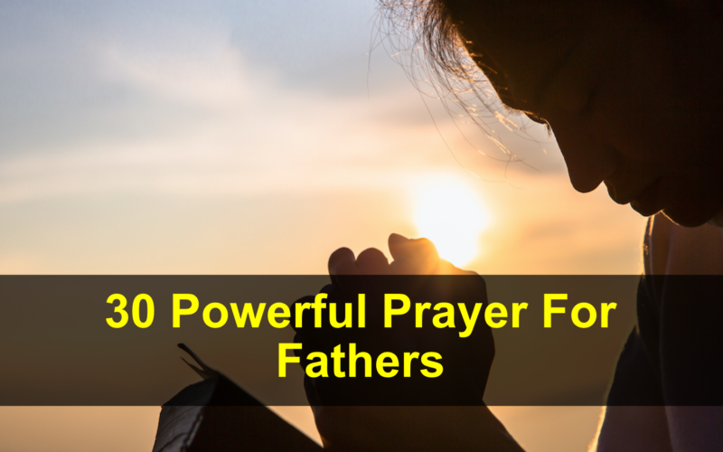 Prayer For Fathers