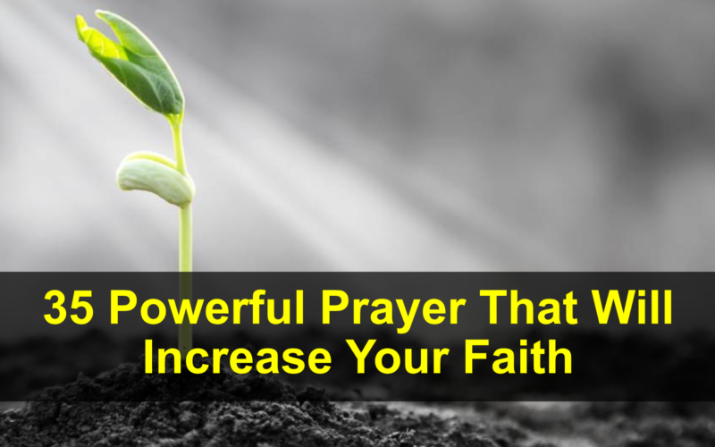 Prayer That Will Increase Your Faith