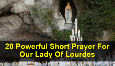 Short Prayer For Our Lady Of Lourdes