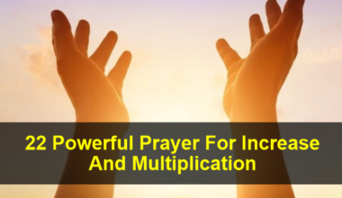 Prayer For Increase And Multiplication