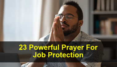 Prayer For Job Protection