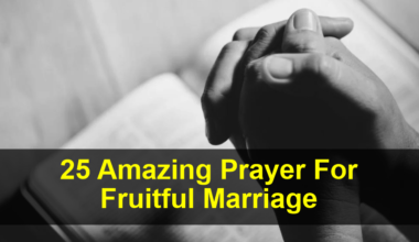Prayer For Fruitful Marriage