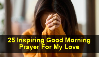 Good Morning Prayer For My Love