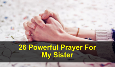 Prayer For My Sister