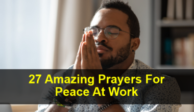 Prayers For Peace At Work