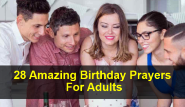 Birthday Prayers For Adults