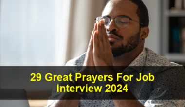 Prayers For Job Interview 2024