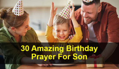 Birthday Prayer For Son