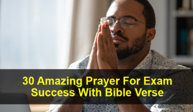 Prayer For Exam Success With Bible Verse