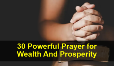 Prayer for Wealth And Prosperity