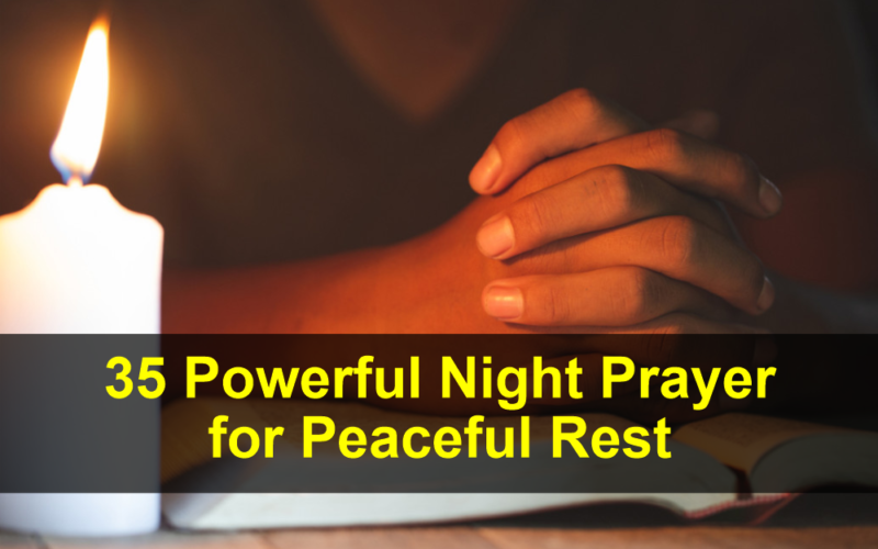 Night Prayer for Peaceful Rest