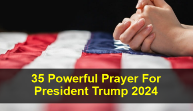 Prayer For President Trump 2024