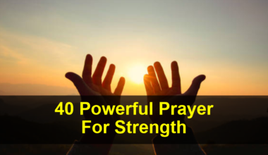 Prayer For Strength