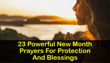 New Month Prayers For Protection And Blessings