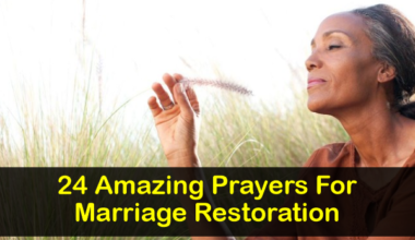 Prayers For Marriage Restoration