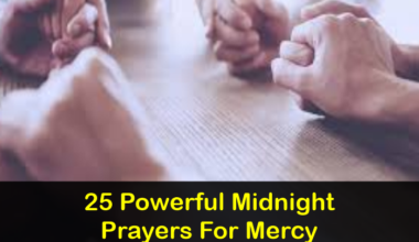 Midnight Prayers For Mercy