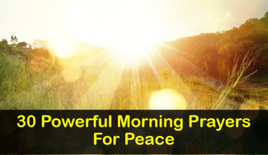 Morning Prayers For Peace