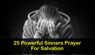 Sinners Prayer For Salvation