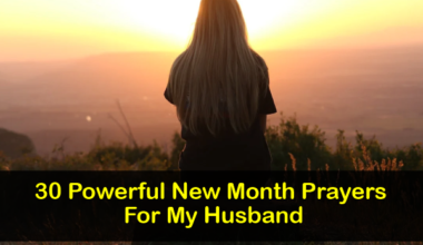 New Month Prayers For My Husband