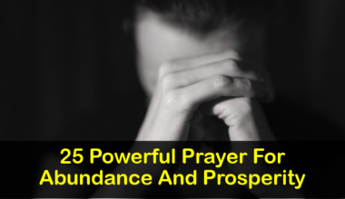 Prayer For Abundance And Prosperity