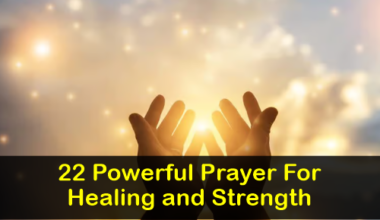 Prayer For Healing and Strength