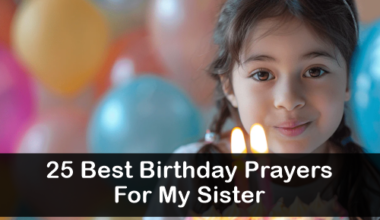 Birthday Prayers For My Sister